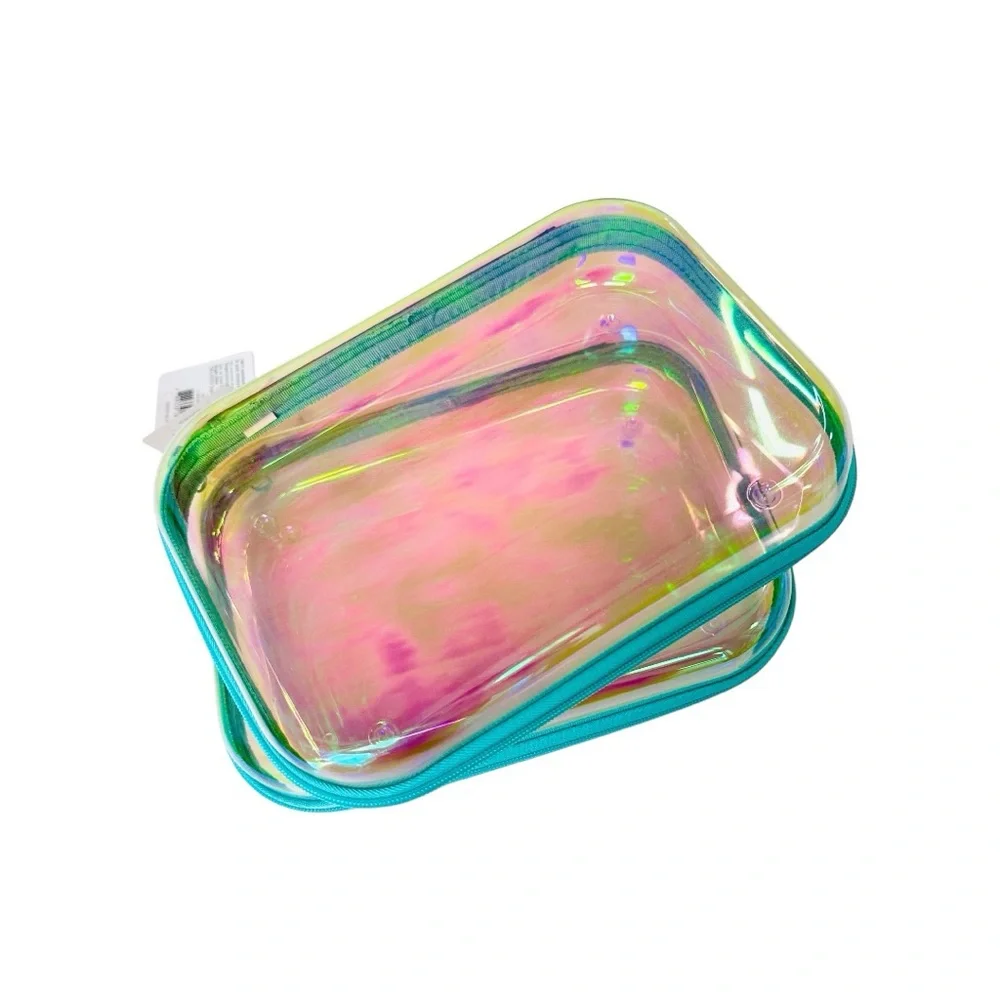2pc Up & Up Hard Side Zipper Pencil Case in Iridescent